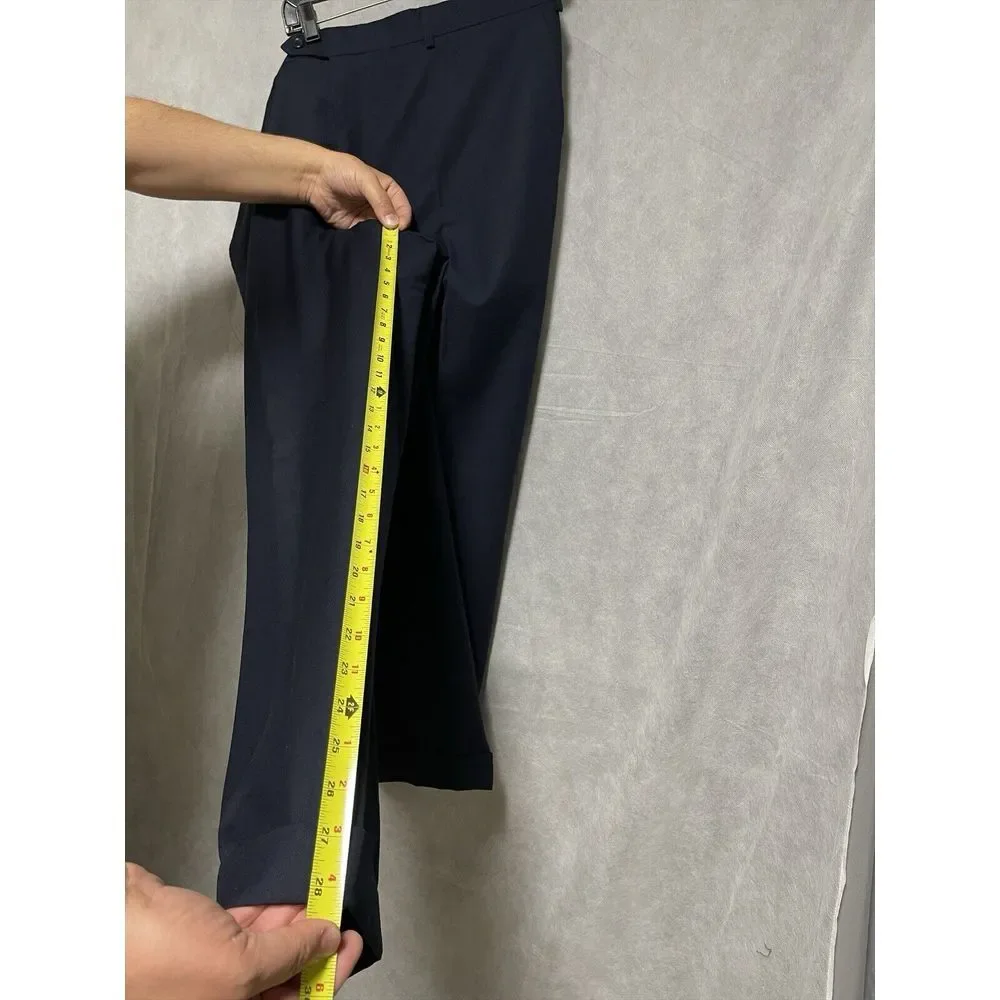 Beverly Hills Polo Club Suit Men 50L Navy Blue 2 B Career‎ 43X28 Pants Luxury